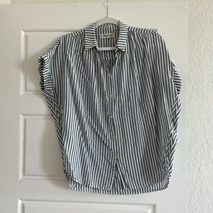 Madewell - stripe button down - small